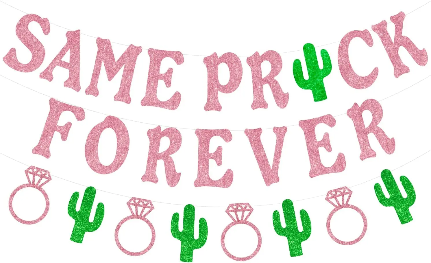 Mexican Bachelorette Party Decoration Rose Gold Glitter Same Prick Forever Banner Cactus Garland Fiesta Bridal Shower Supplies
Mexican Bachelorette Party Decoration Rose Gold Glitter Same Prick Forever Banner Cactus Garland Fiesta Bridal Shower Supplies