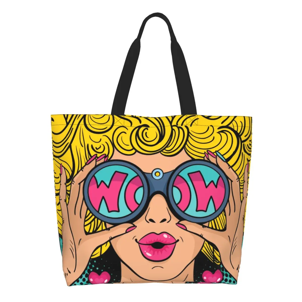 Kawaii Wow Pop Art, сексуальная удивленная женская сумка-шоппер, сумка для покупок, мультяшная девушка, женщина, продуктовая Холщовая Сумка через плечо
Kawaii Wow Pop Art, сексуальная удивленная женская сумка-шоппер, сумка для покупок, мультяшная девушка, женщина, продуктовая Холщовая Сумка через плечо