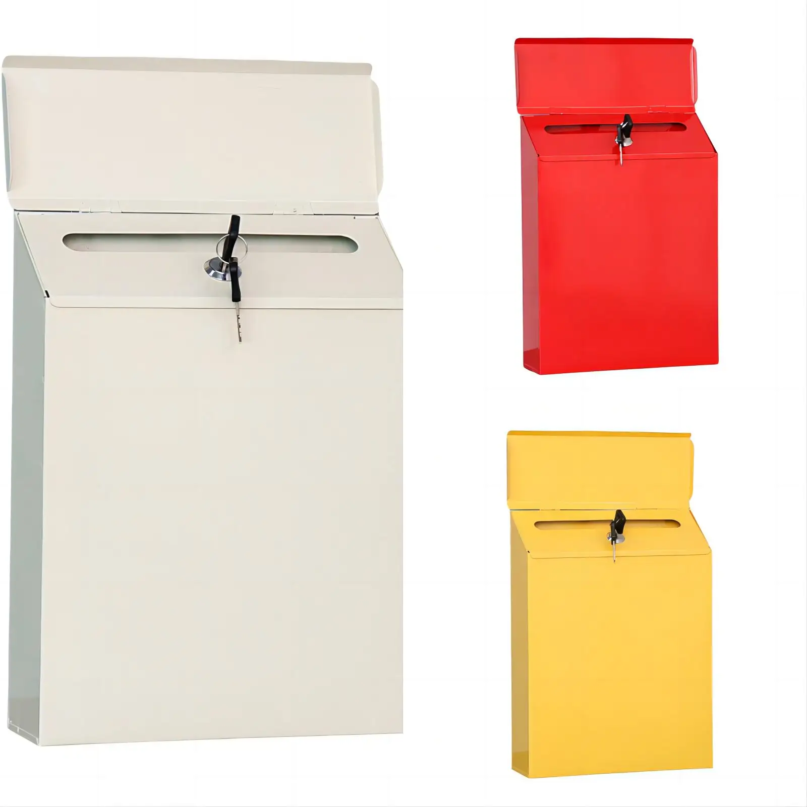 Mailbox With Key Lock Metal Wall Mount Drop Lock Box Locking Mailbox Hanging Secure Postbox For Front Door Office Outdoor Gard
Mailbox With Key Lock Metal Wall Mount Drop Lock Box Locking Mailbox Hanging Secure Postbox For Front Door Office Outdoor Gard