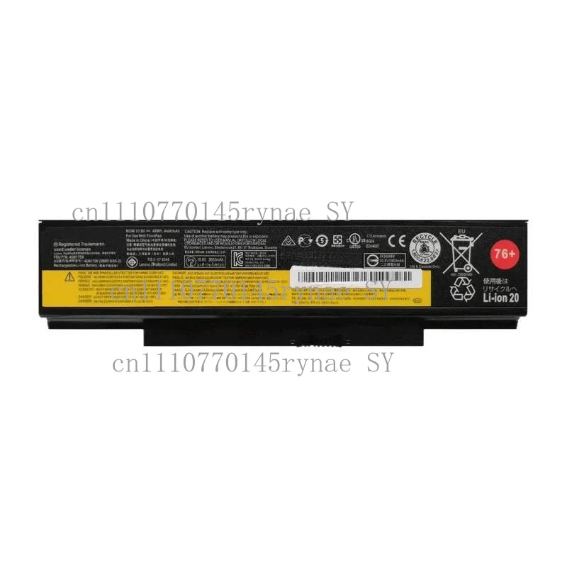 48Wh Replacement Battery 45N1759 For Lenovo ThinkPad E550 E550C E555 E560 E565C 45N1758 45N1760 45N1761 45N1762
48Wh Replacement Battery 45N1759 For Lenovo ThinkPad E550 E550C E555 E560 E565C 45N1758 45N1760 45N1761 45N1762