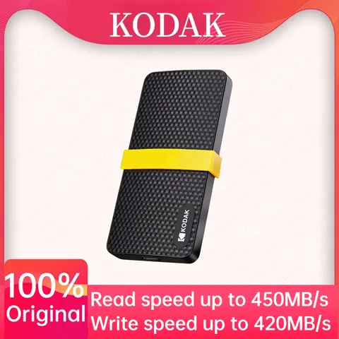 KODAK X200 Portable SSD 512GB 256GB Solid State Drive USB3.1 Type