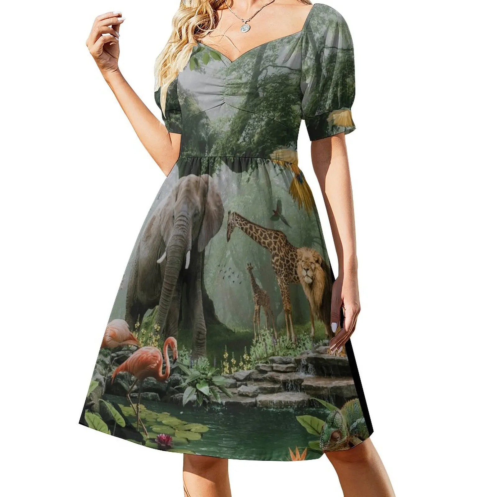 PROJECT PARADISE Short-Sleeved Dress luxury women's party dress evening prom birthday dress
PROJECT PARADISE Short-Sleeved Dress luxury women's party dress evening prom birthday dress