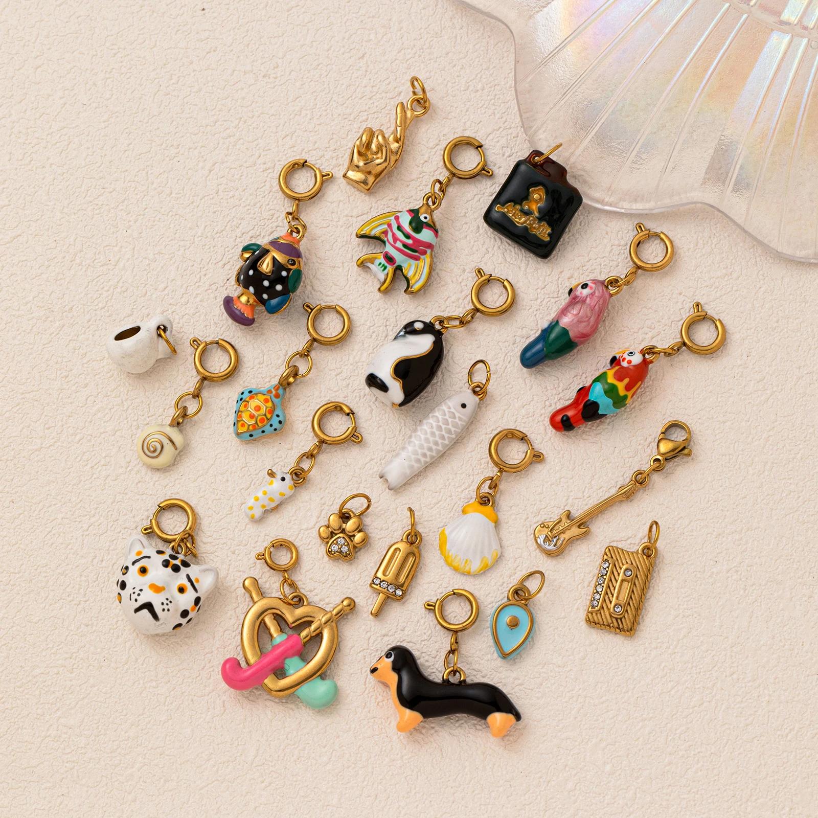 Fresh and Fashionable Marine Creatures Animal Series Penguin Puppy DIY Pendant 5pcs charms for jewelry
Fresh and Fashionable Marine Creatures Animal Series Penguin Puppy DIY Pendant 5pcs charms for jewelry