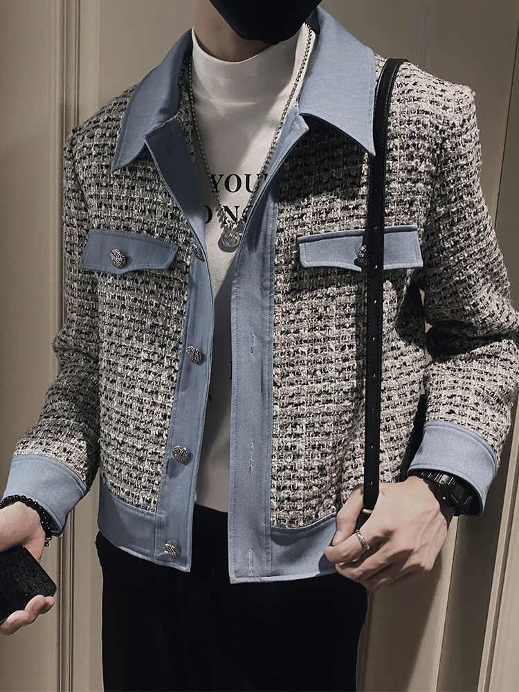 2024 New Men's Casual Flip-Collar Jaet Sli Small Fraance Sle Outerwear Autumn Winter Faion Urban Stand Fit
2024 New Men's Casual Flip-Collar Jaet Sli Small Fraance Sle Outerwear Autumn Winter Faion Urban Stand Fit