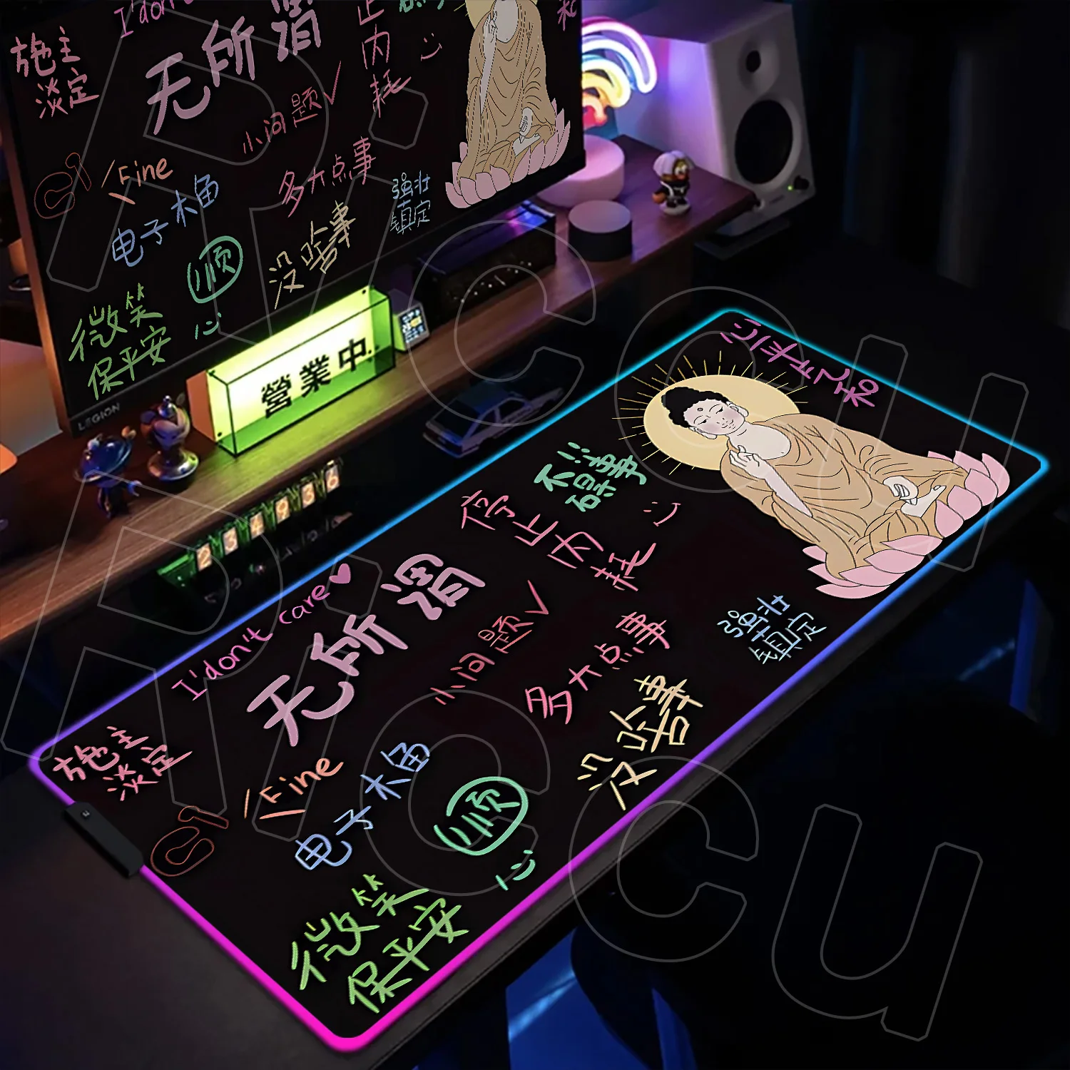 Коврик для мыши RGB, цветной светодиодный светильник, коврик для геймера, скоростной настольный коврик, большой коврик для мыши с подсветкой, китайский Бог, удача, резиновый нескользящий ковер
Коврик для мыши RGB, цветной светодиодный светильник, коврик для геймера, скоростной настольный коврик, большой коврик для мыши с подсветкой, китайский Бог, удача, резиновый нескользящий ковер