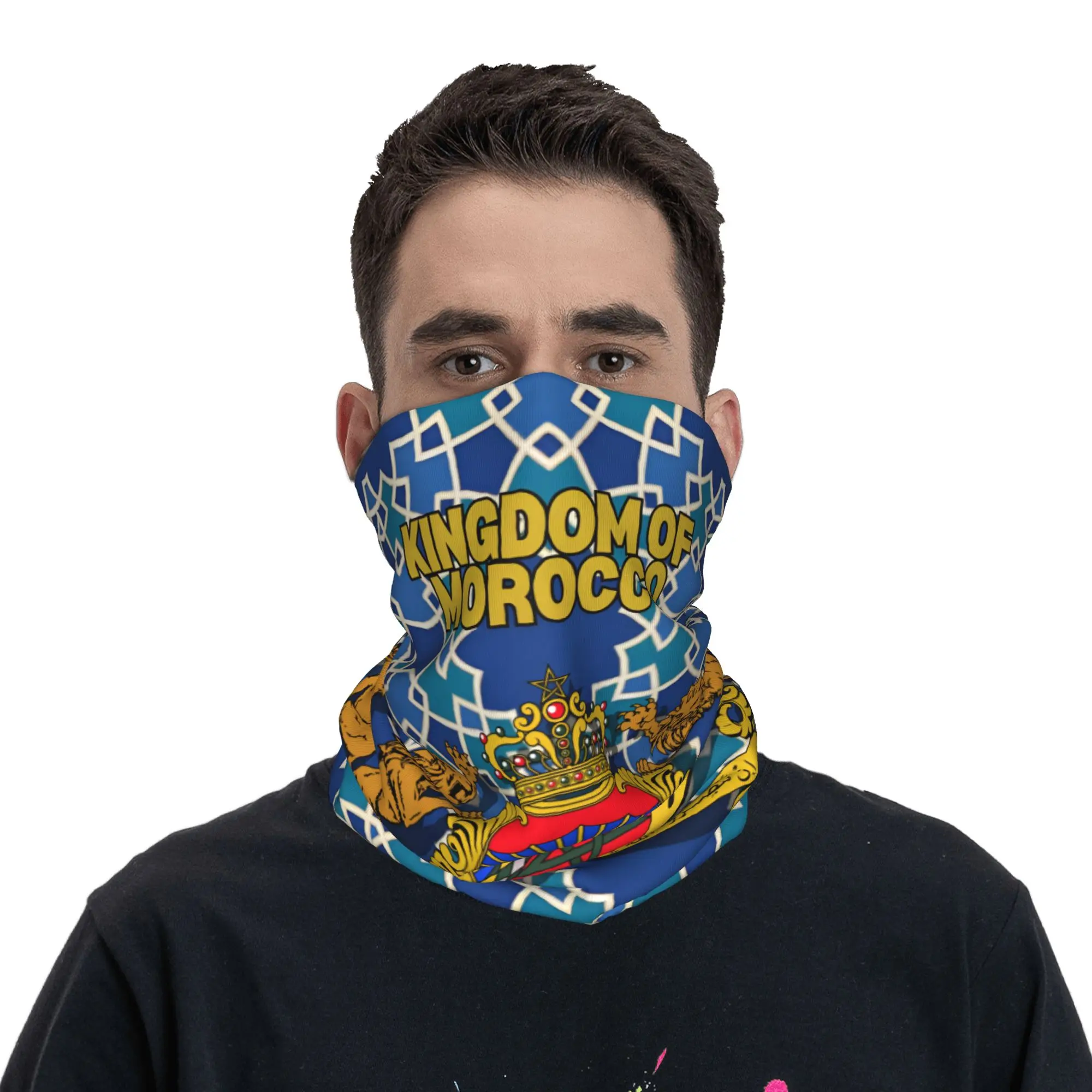 Custom Morocco Flag Bandana Neck Gaiter for Ski Hunting Men Women Wrap Scarf Proud Balaclava Warmer
Custom Morocco Flag Bandana Neck Gaiter for Ski Hunting Men Women Wrap Scarf Proud Balaclava Warmer