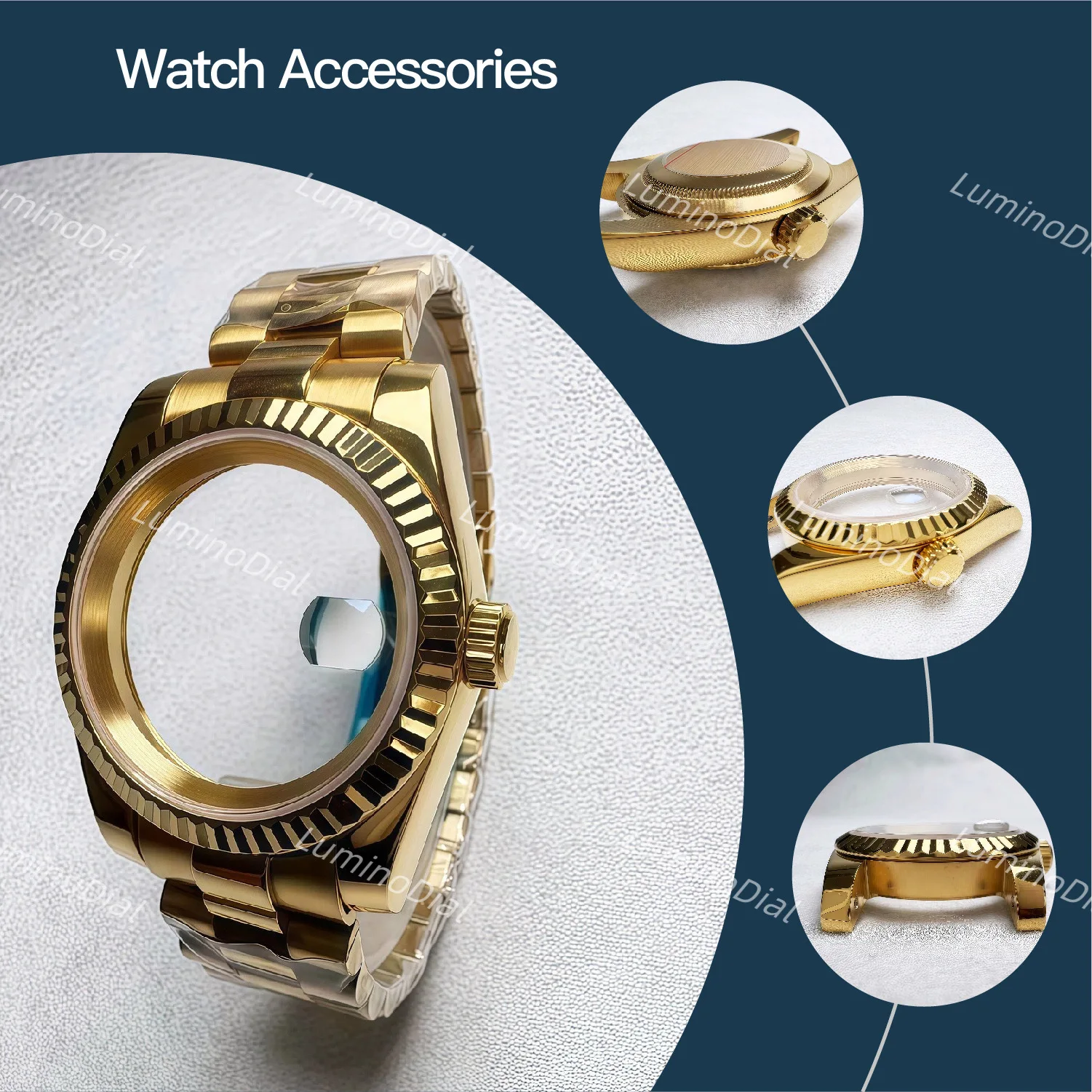 watches for man Accessories 36mm/39mm Fluted Bezel NH35 Case Fit nh35 movement SK DJ Replacemet Part Sapphire Glass Stainless
watches for man Accessories 36mm/39mm Fluted Bezel NH35 Case Fit nh35 movement SK DJ Replacemet Part Sapphire Glass Stainless