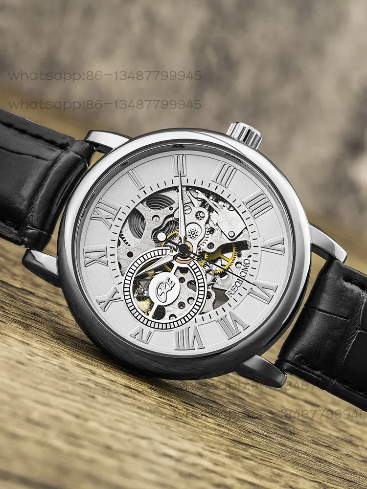 New Tourbillon Pure Mechanical Watch Men's Automatic Hollow Watch Men's Ultra-thin Waterproof Student Watch
New Tourbillon Pure Mechanical Watch Men's Automatic Hollow Watch Men's Ultra-thin Waterproof Student Watch