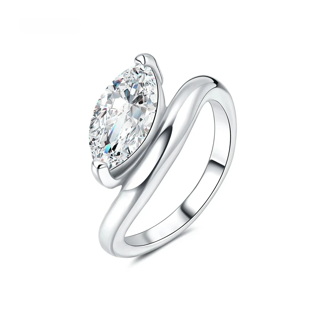 2CT moissanite S925 sterling silver ring for ladies, water drop-shaped moissanite hand-embedded exquisite women's jewelry gift
2CT moissanite S925 sterling silver ring for ladies, water drop-shaped moissanite hand-embedded exquisite women's jewelry gift