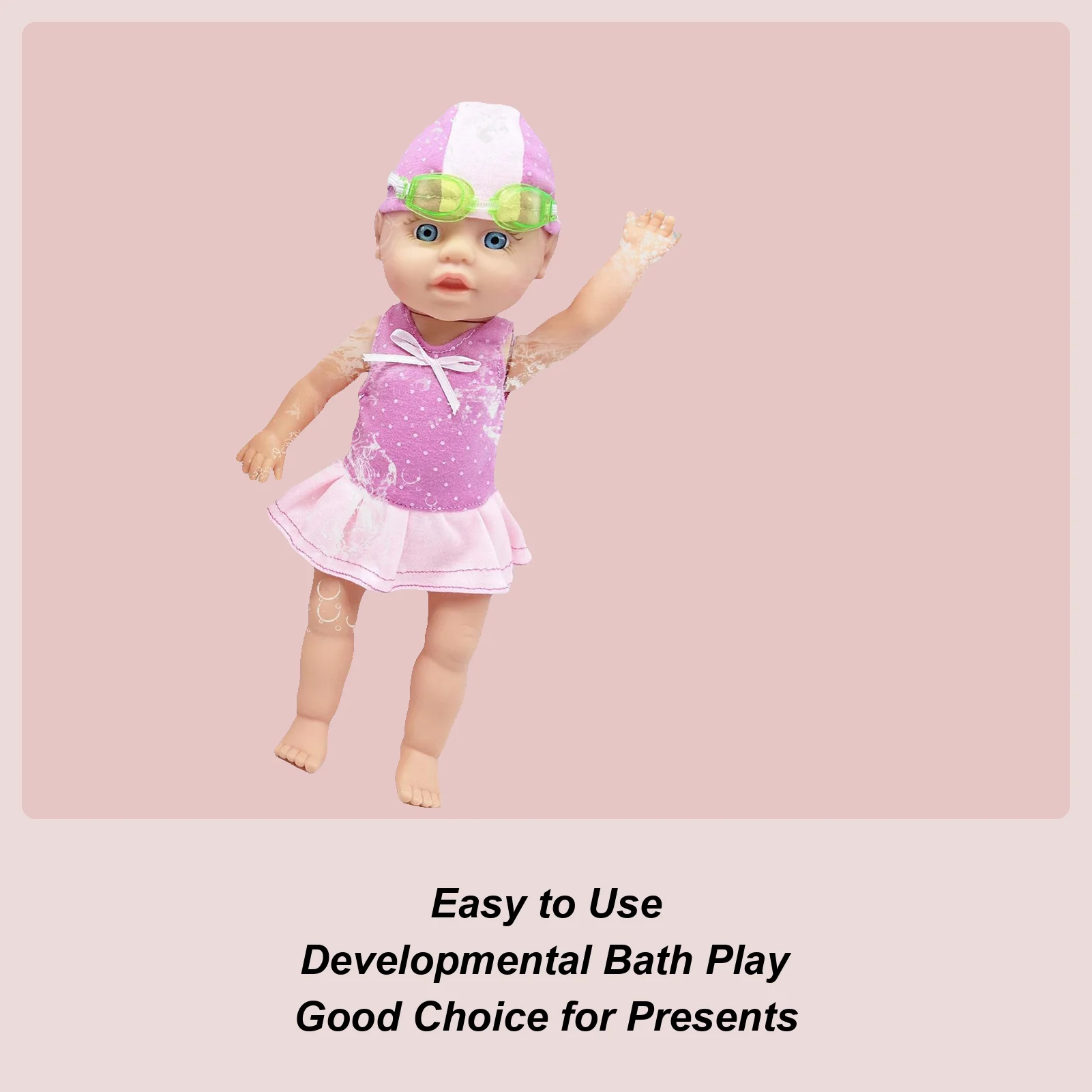 Baby Doll For Pool Baby Doll For Bathtub Battery-Powered Bathtub Toy Floating Swimming Figure For Water Pool Beach Bathroom
Baby Doll For Pool Baby Doll For Bathtub Battery-Powered Bathtub Toy Floating Swimming Figure For Water Pool Beach Bathroom