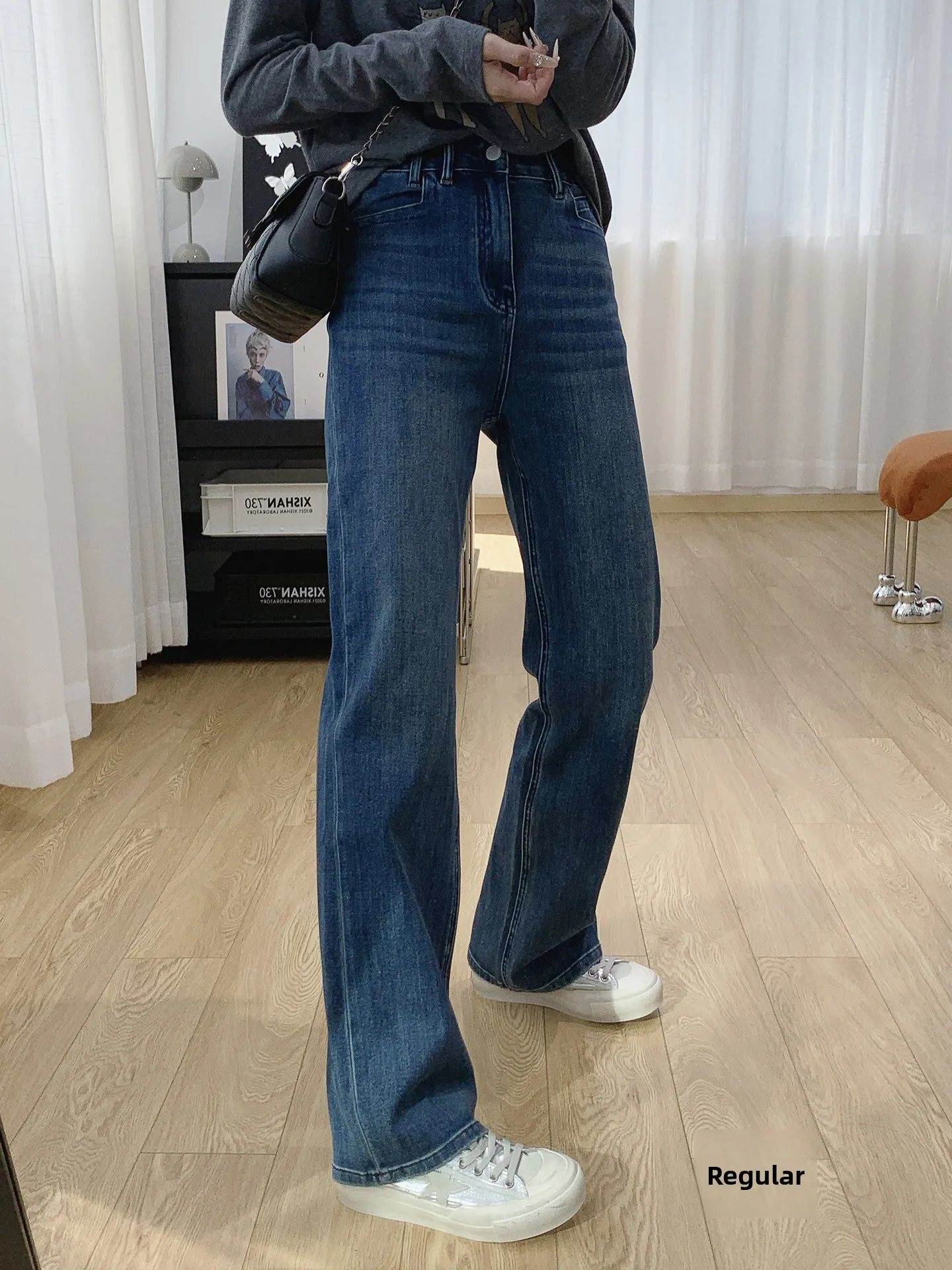 Женские джинсы с высокой талией, эластичные, на флисовой подкладке, прямого кроя, осенне-зимние брюки, узкие/широкие штанины, повседневные, из хлопка
Женские джинсы с высокой талией, эластичные, на флисовой подкладке, прямого кроя, осенне-зимние брюки, узкие/широкие штанины, повседневные, из хлопка