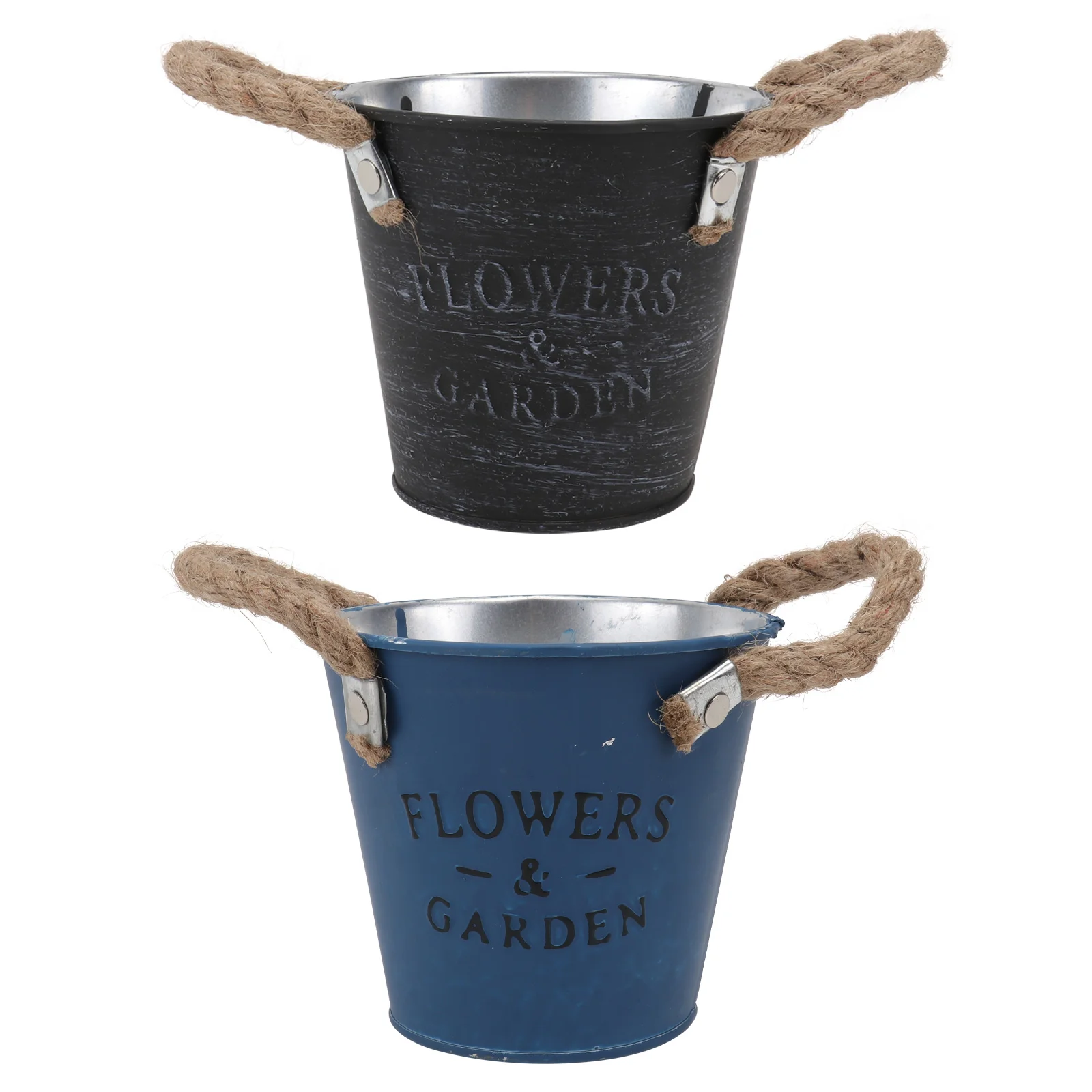 2 Pcs Iron Flower Bucket Vases Garden Supplies Outdoor Holder Container Gardening Planter Decoration
2 Pcs Iron Flower Bucket Vases Garden Supplies Outdoor Holder Container Gardening Planter Decoration