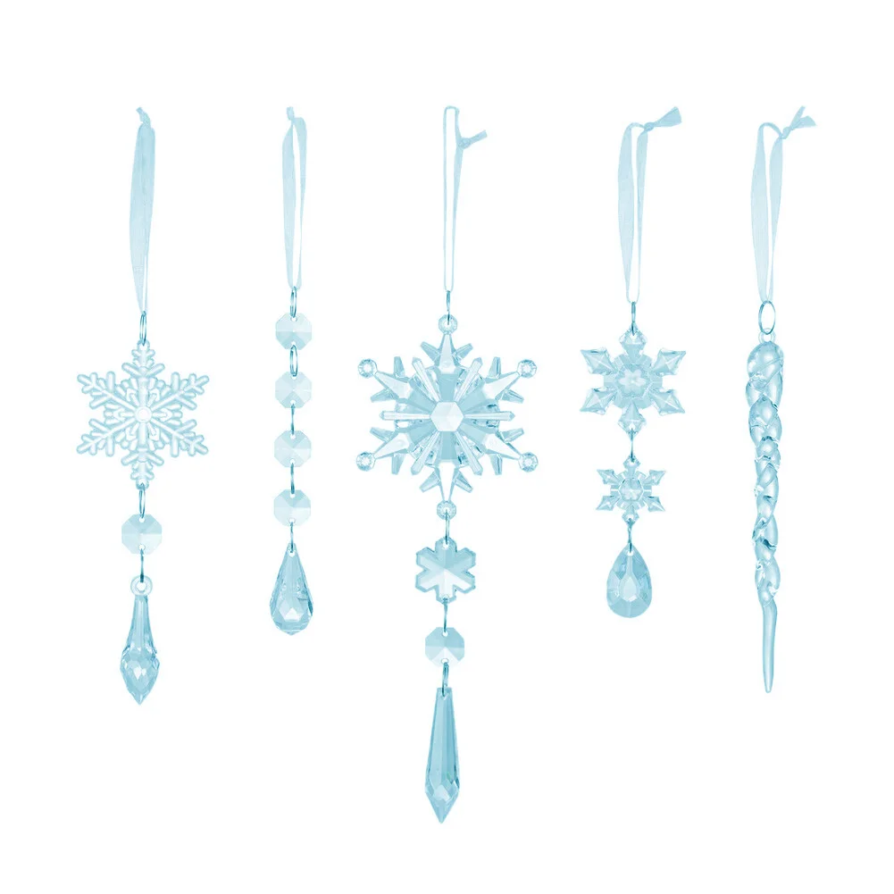 Festive Decor As Shown Acrylic Snowflake Convenient Ribbon Hanging Exquisite Snowflake Patterns Lightweight Acrylic Material
Festive Decor As Shown Acrylic Snowflake Convenient Ribbon Hanging Exquisite Snowflake Patterns Lightweight Acrylic Material