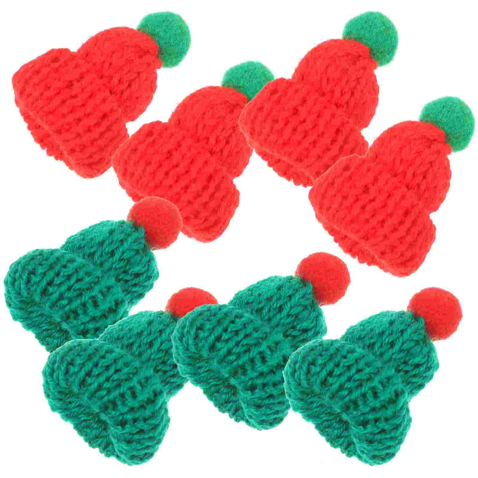 20 Pcs Mini Beanie Christmas Bottle Cover Santa Hats Adult DIY Miniature Decor Knitting Knitted Gadgets
20 Pcs Mini Beanie Christmas Bottle Cover Santa Hats Adult DIY Miniature Decor Knitting Knitted Gadgets