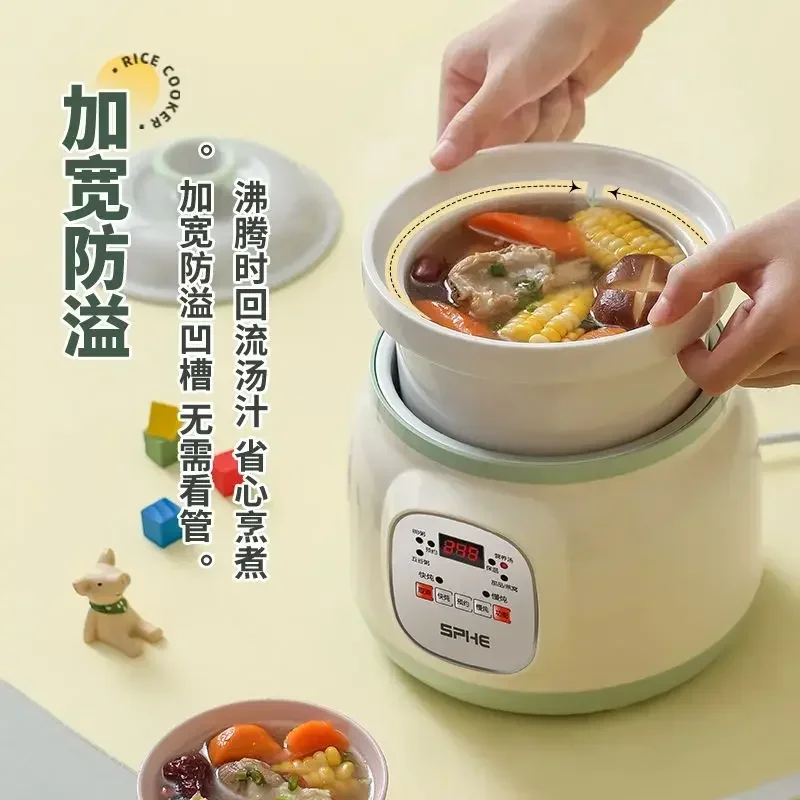 Ceramic Electric Stew Pot For Babies, Special Baby Food Pot, BB Porridge Pot, Small Fully Automatic Stew Pot, Porridge Artifact
Ceramic Electric Stew Pot For Babies, Special Baby Food Pot, BB Porridge Pot, Small Fully Automatic Stew Pot, Porridge Artifact