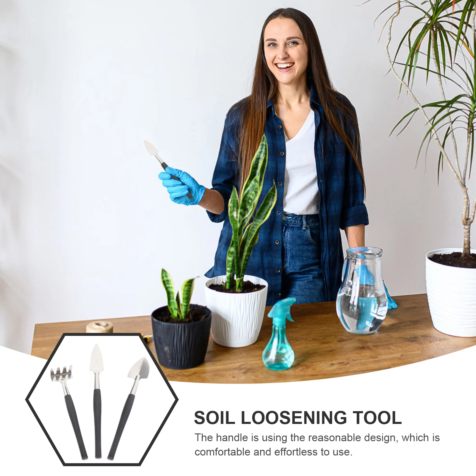 3pcs Multi-Purpose Gardening Shovels Set Stainless Steel Soil Loosening Fertilizing Tools For Planting Weeding Transplanting
3pcs Multi-Purpose Gardening Shovels Set Stainless Steel Soil Loosening Fertilizing Tools For Planting Weeding Transplanting