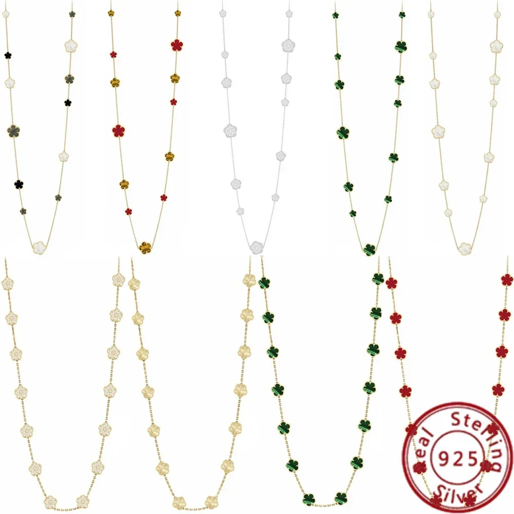 The 2024 S925 Silver VCA Necklace with a Four-Leaf Clover Pendant, Offering a Classic Look with a Modern Twist.
The 2024 S925 Silver VCA Necklace with a Four-Leaf Clover Pendant, Offering a Classic Look with a Modern Twist.