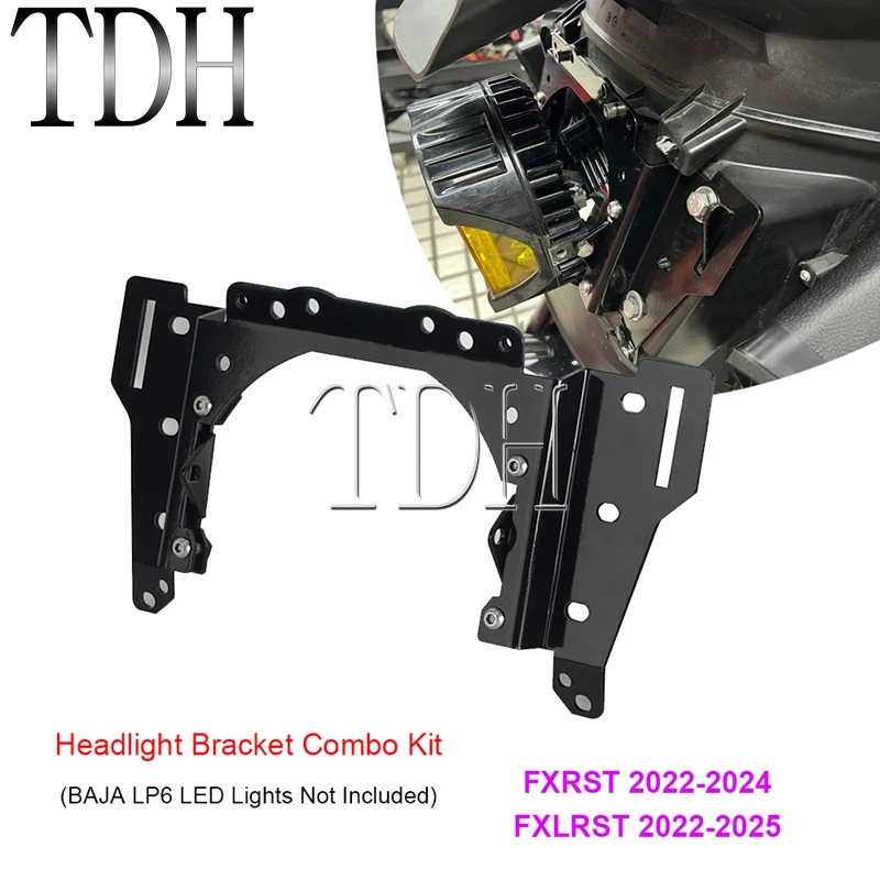 Motorcycle Adjustable Angle Bracket Headlight Holder Headlamp Mounting Brackets For Harley M8 Softail Low Rider FXLRST FXRST 117
Motorcycle Adjustable Angle Bracket Headlight Holder Headlamp Mounting Brackets For Harley M8 Softail Low Rider FXLRST FXRST 117