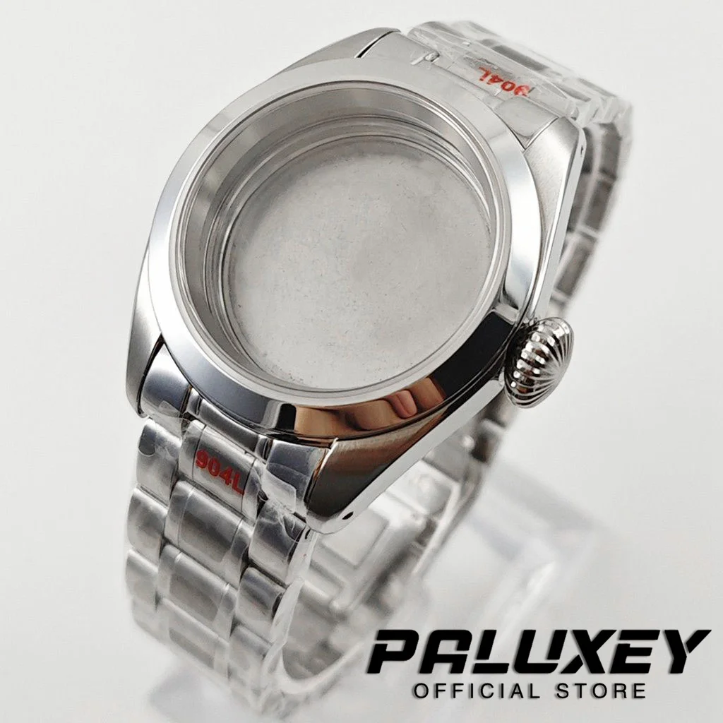 38mm Polished Bezel Sapphire Crystal Waterproof Watch Case for NH34 NH35 NH36 Miyota 8215 ETA2824 Movement Big Crown/Small Crown
38mm Polished Bezel Sapphire Crystal Waterproof Watch Case for NH34 NH35 NH36 Miyota 8215 ETA2824 Movement Big Crown/Small Crown