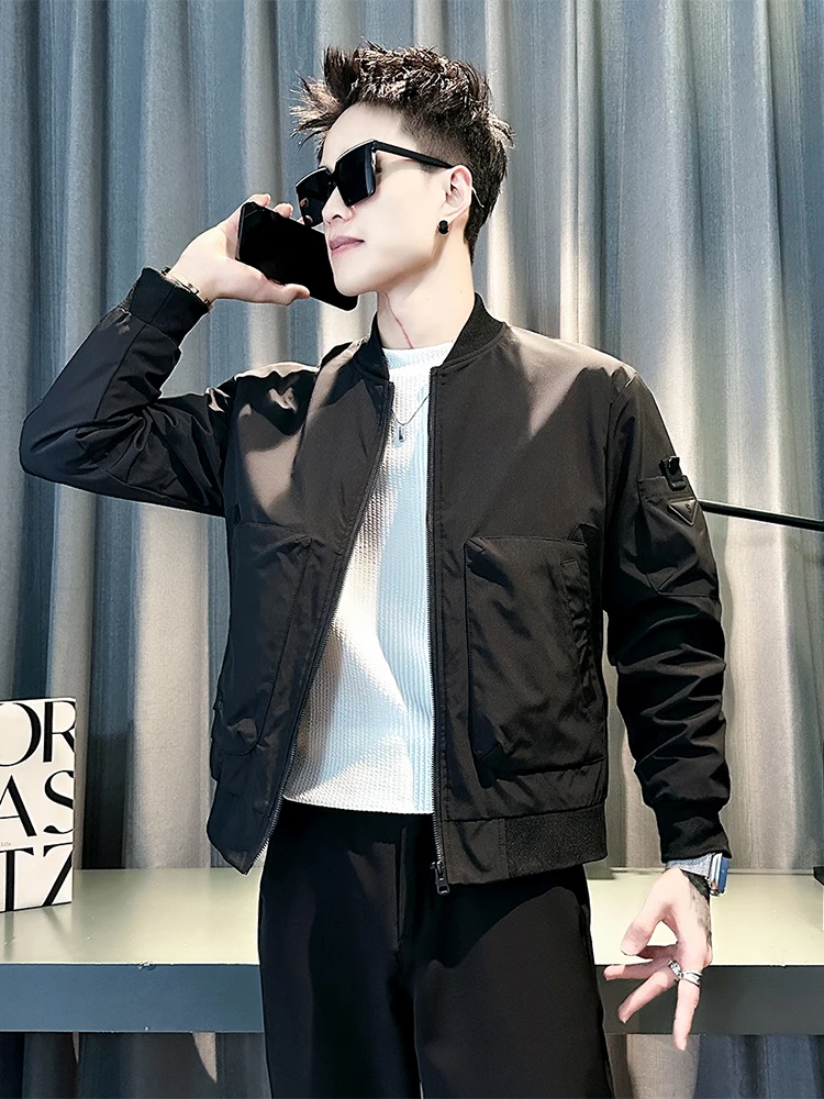 Casual American Sle Men's Baseball Jaet Spring Autumn Faion Trendy Haome Workwear Outerwear Polyester Fiber Windproof
Casual American Sle Men's Baseball Jaet Spring Autumn Faion Trendy Haome Workwear Outerwear Polyester Fiber Windproof