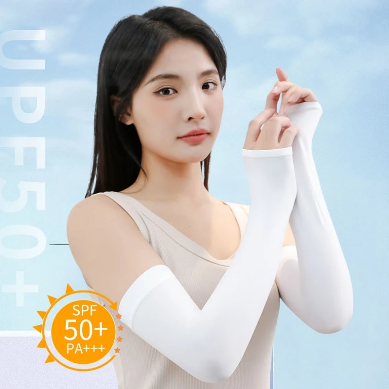 Ice Silk Sunscreen Cuff Arm Sleeves Summer UPF50 Women Outdoor Arm Warmers Solid Color Oversleeve
Ice Silk Sunscreen Cuff Arm Sleeves Summer UPF50 Women Outdoor Arm Warmers Solid Color Oversleeve