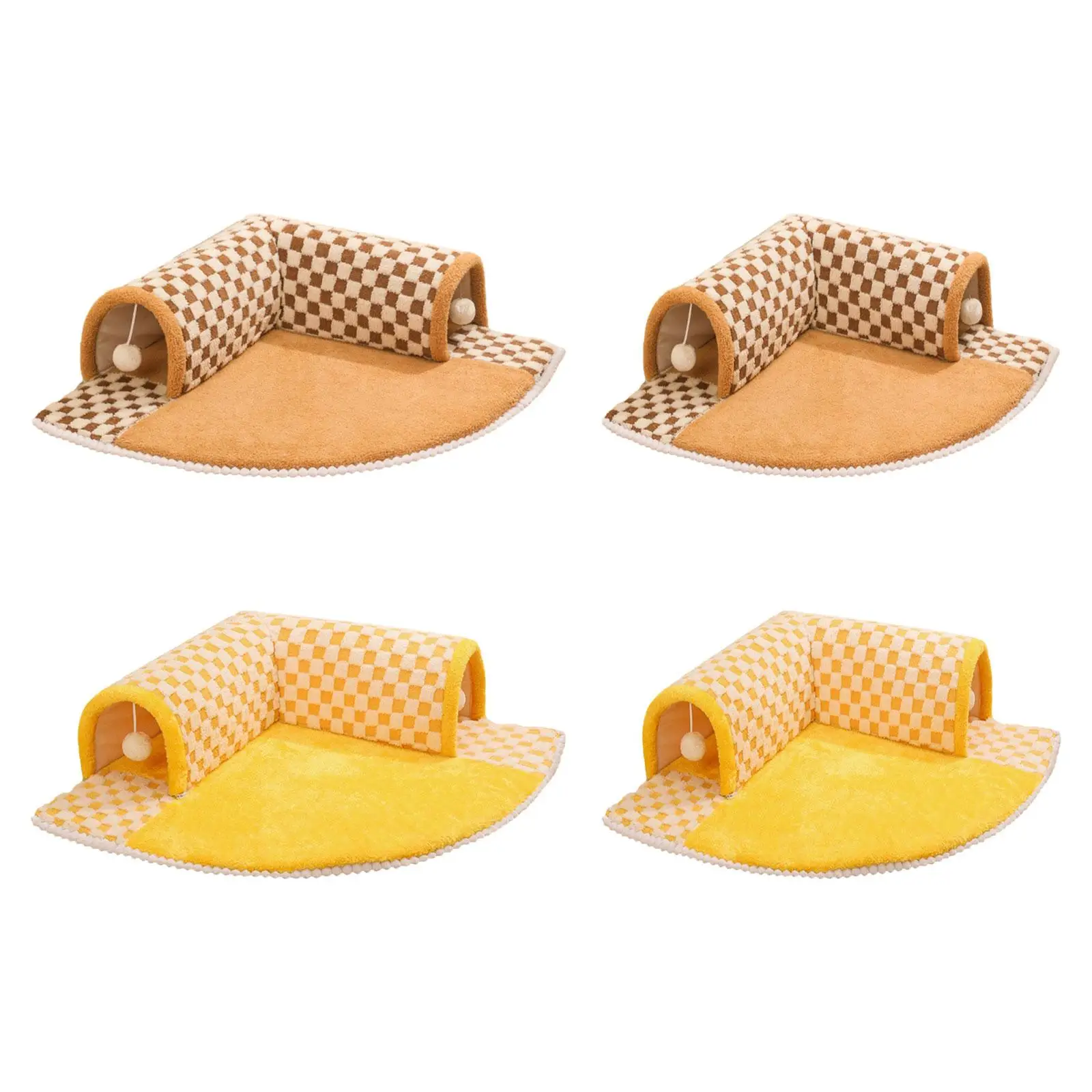 Cat Tunnel Bed Cat Tube with Bed Portable with Hanging Balls Playground Cat Activity Center Interactive Toy for Small Animals
Cat Tunnel Bed Cat Tube with Bed Portable with Hanging Balls Playground Cat Activity Center Interactive Toy for Small Animals