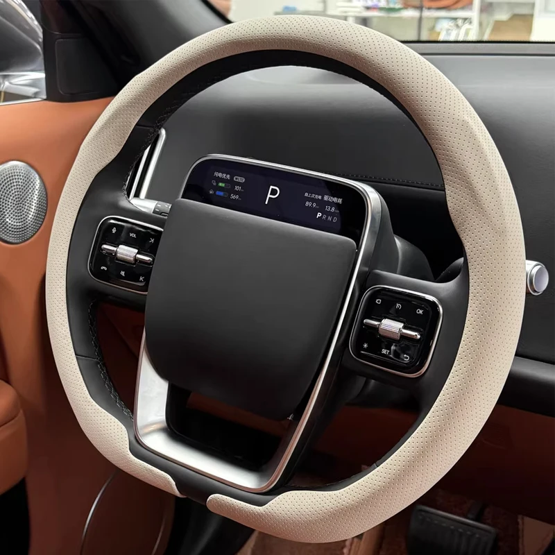 Breathable Leather D cut Auto Steering Wheel Cover Ultra-Thin Non-Slip D/O Shape Sport Car Steering Wheel Protector Accessories
Breathable Leather D cut Auto Steering Wheel Cover Ultra-Thin Non-Slip D/O Shape Sport Car Steering Wheel Protector Accessories