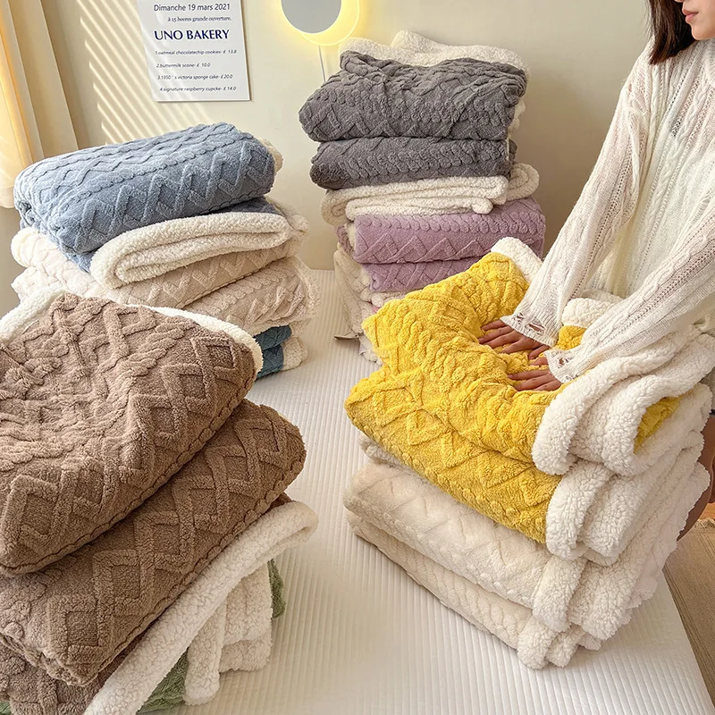 Multi-functional Sofa Casual Blanket Bedroom Autumn Winter Thickened Taffeta Cashmere Cashmere Blanket Pure-color Velvet Blanket
Multi-functional Sofa Casual Blanket Bedroom Autumn Winter Thickened Taffeta Cashmere Cashmere Blanket Pure-color Velvet Blanket