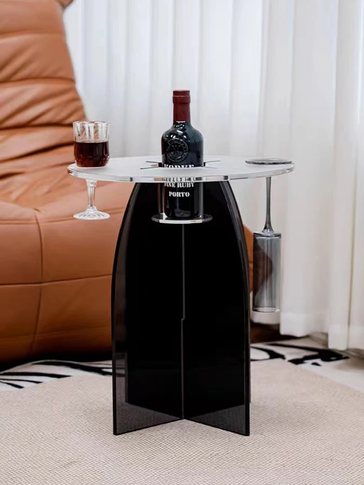 Luxury Acrylic Coffee Table Home Furniture Sofa Edge Table Simple Storage Cup Holder Living Room Circular Small Tea Table
Luxury Acrylic Coffee Table Home Furniture Sofa Edge Table Simple Storage Cup Holder Living Room Circular Small Tea Table