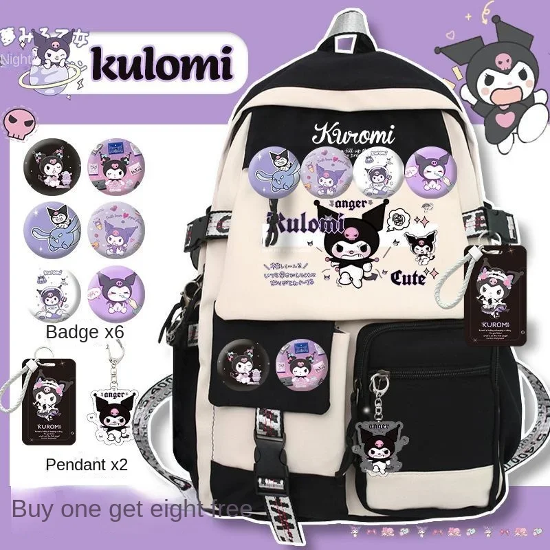 Рюкзаки Sanrio аниме Kuromi для детей, милые игрушки, эстетическая сумка, студенческий рюкзак для кампуса, подарок для мальчиков и девочек
Рюкзаки Sanrio аниме Kuromi для детей, милые игрушки, эстетическая сумка, студенческий рюкзак для кампуса, подарок для мальчиков и девочек