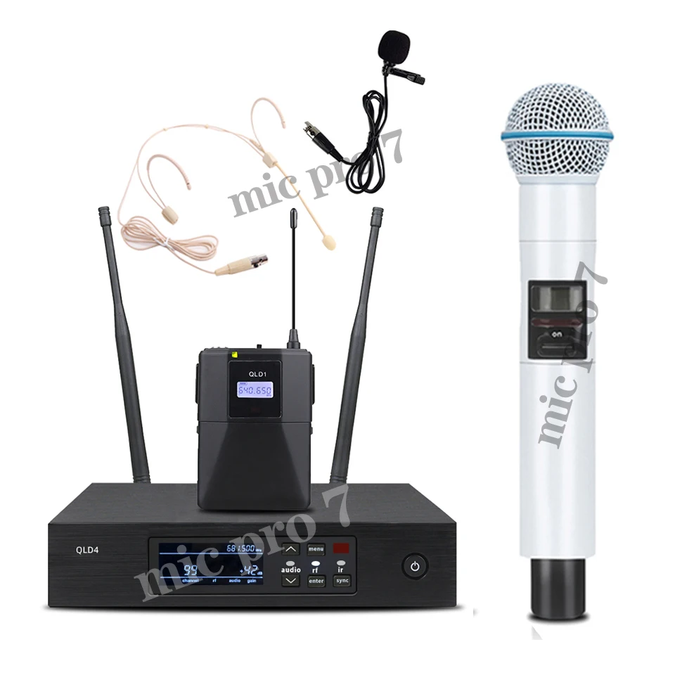 Microphone accessories QLXD4-B58 White Fullsets for Discurso, canto, KTV festa, casamento, performance de palco
Microphone accessories QLXD4-B58 White Fullsets for Discurso, canto, KTV festa, casamento, performance de palco