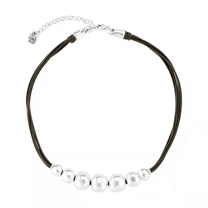 2022 New Popular Stainless Steel Alloy Silver Color Bead Necklace Women's Favorite Factory Free Wholesale Shipping
2022 New Popular Stainless Steel Alloy Silver Color Bead Necklace Women's Favorite Factory Free Wholesale Shipping