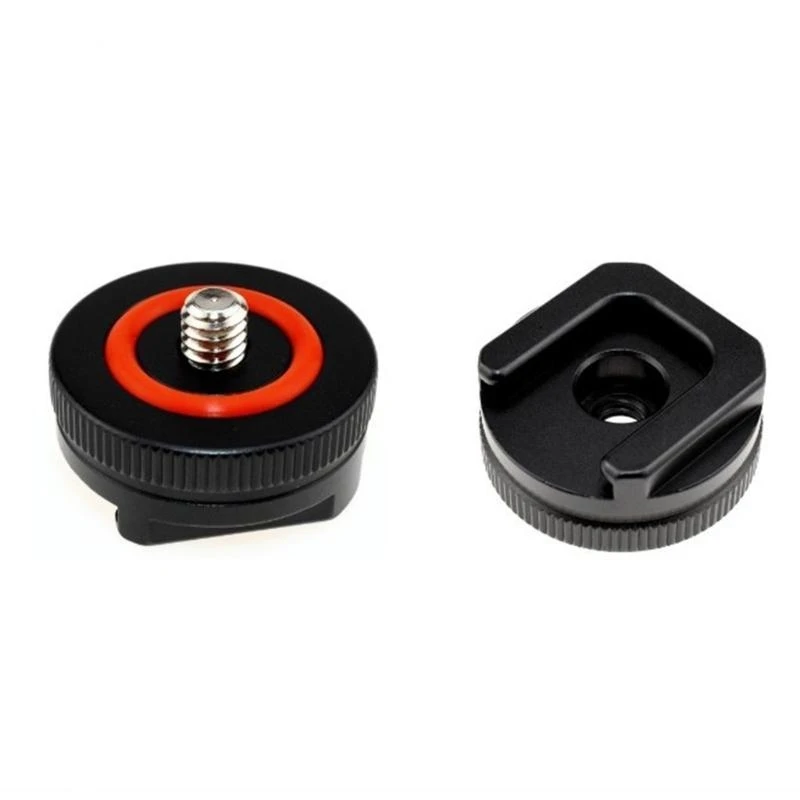 U55B Camera Hot Shoe Mount to 1/4"-20 Tripod Screw Adapter for Camera Flash Brackets
U55B Camera Hot Shoe Mount to 1/4"-20 Tripod Screw Adapter for Camera Flash Brackets