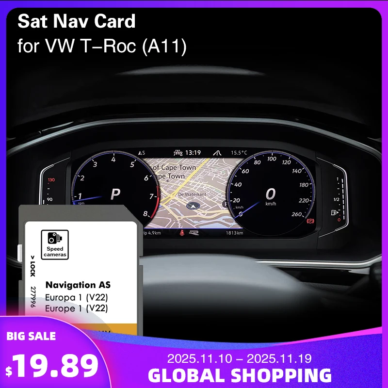 for VW T-Roc A11 32GB Sat Navi GPS Navigation AS V22 Portugal UK Germany Car Map Memory Card
for VW T-Roc A11 32GB Sat Navi GPS Navigation AS V22 Portugal UK Germany Car Map Memory Card