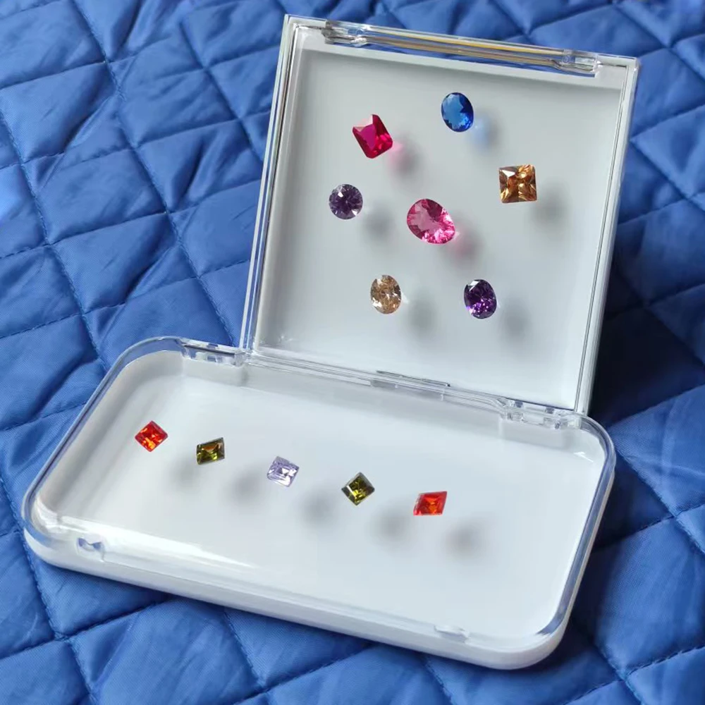 2 шт., коробка для хранения белых бриллиантов, прозрачный органайзер для ювелирных изделий из драгоценных камней, браслет, кольцо, магазин, голый камень, циркон, упаковка 9 см
2 шт., коробка для хранения белых бриллиантов, прозрачный органайзер для ювелирных изделий из драгоценных камней, браслет, кольцо, магазин, голый камень, циркон, упаковка 9 см