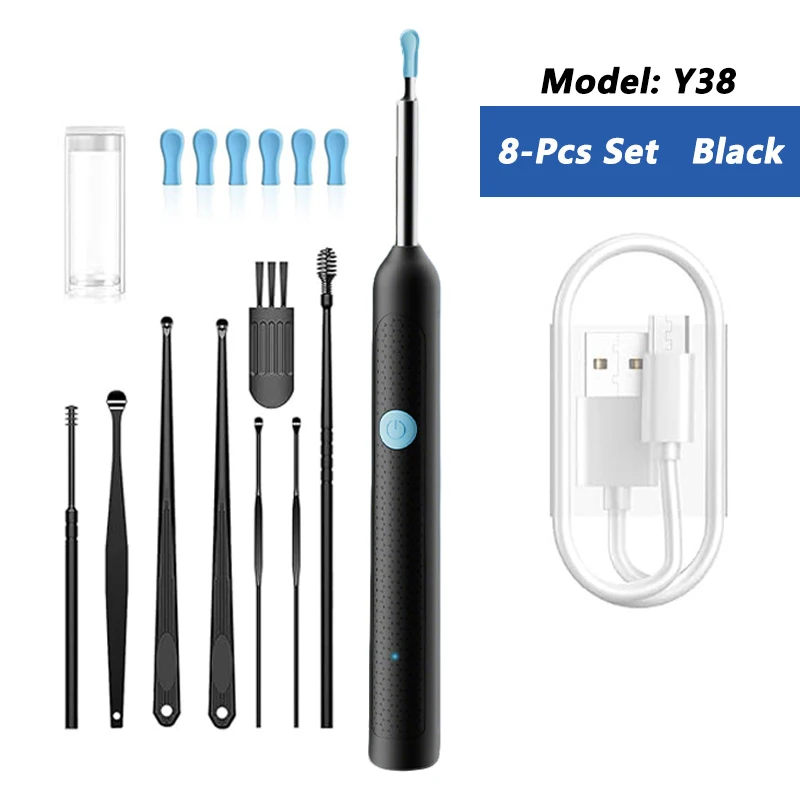 With 5M Camera Luminous Otoscope Ear Cleaning Tools Ear Care Visual Ear Wax Cleaner with Camera Safe Earwax Removal Endoscope
With 5M Camera Luminous Otoscope Ear Cleaning Tools Ear Care Visual Ear Wax Cleaner with Camera Safe Earwax Removal Endoscope