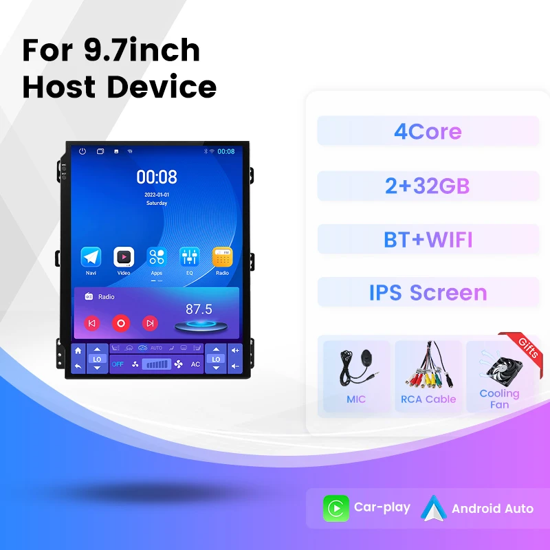 9.7" Android Intelligent System Carplay Car Radio Multimedia Player 2 din GPS Stereo DVD Head Unit For Hyundai Nissan Toyota Kia
9.7" Android Intelligent System Carplay Car Radio Multimedia Player 2 din GPS Stereo DVD Head Unit For Hyundai Nissan Toyota Kia