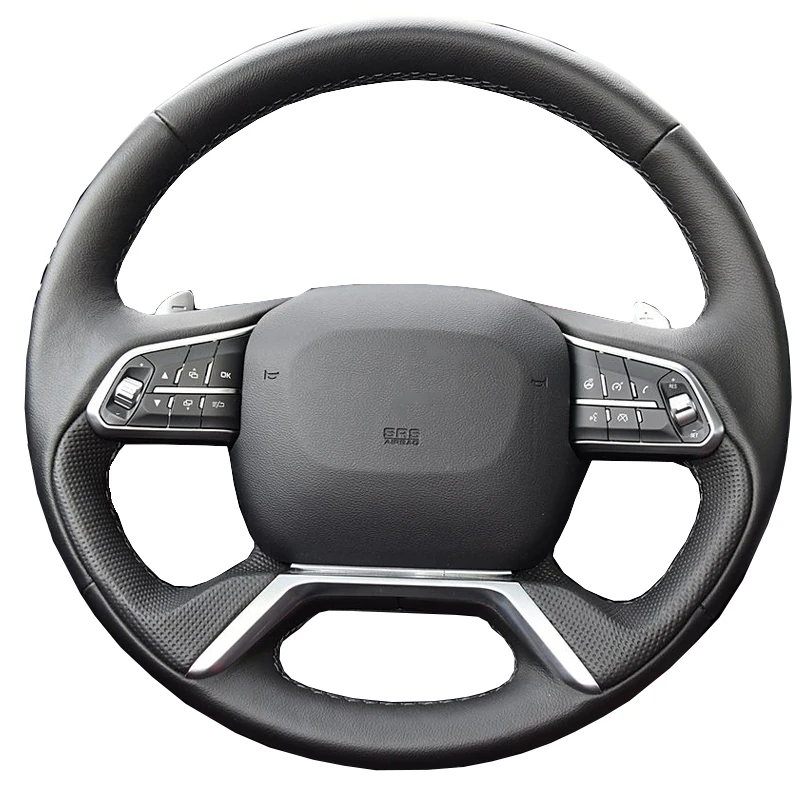 Чехол на руль автомобиля с ручным шитьем для Haval H6 2020 Fiesta Ranger, индивидуальная накидка на руль из микрофибры
Чехол на руль автомобиля с ручным шитьем для Haval H6 2020 Fiesta Ranger, индивидуальная накидка на руль из микрофибры