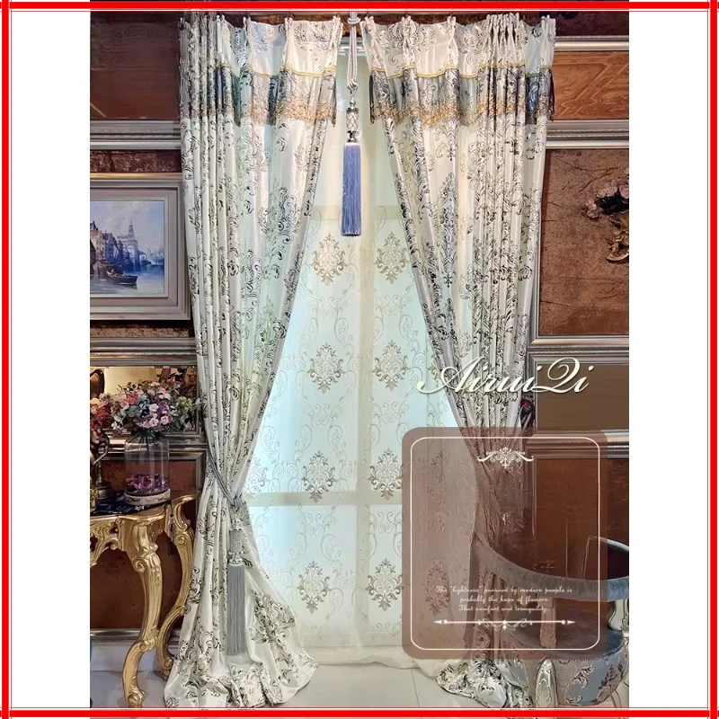 European Vintage White Velvet Embroidered Tulle Luxury Curtains for Living Room Bedroom Elegant Custom Window Blackout Dining
European Vintage White Velvet Embroidered Tulle Luxury Curtains for Living Room Bedroom Elegant Custom Window Blackout Dining