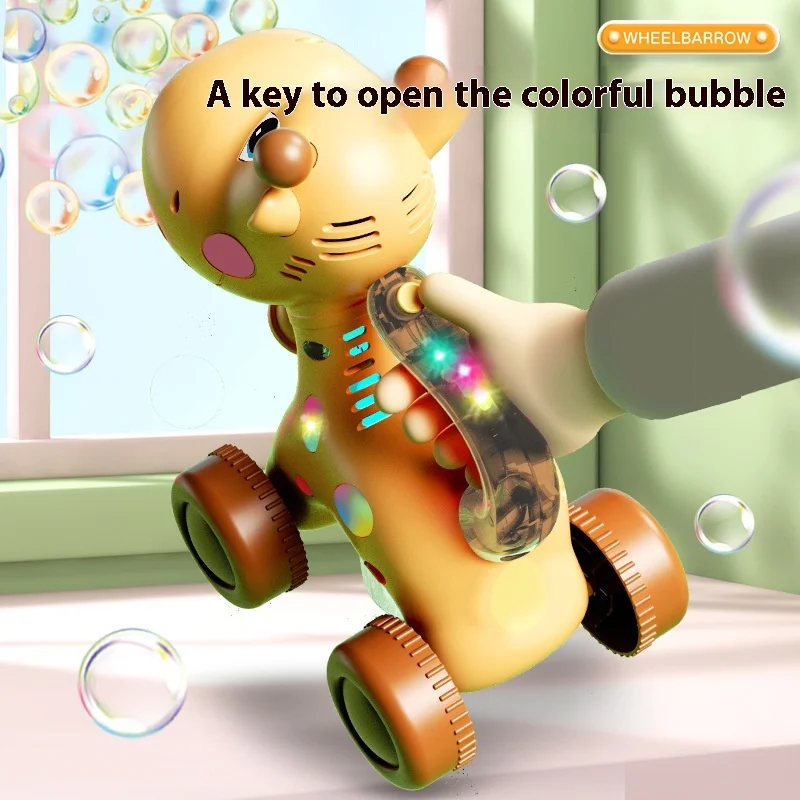 2024 New Cartoon Outdoor Children Hand Push Electric Bubble Machine Small Deer Charging Version Colorful Lighting Bubble Machine
2024 New Cartoon Outdoor Children Hand Push Electric Bubble Machine Small Deer Charging Version Colorful Lighting Bubble Machine