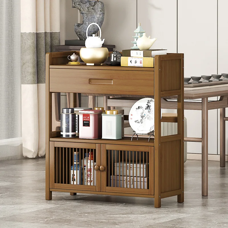 Bamboo retro style tea table, multi-layer shelf, floor standing tea table storage tea water cabinet, tea table side cabinet
Bamboo retro style tea table, multi-layer shelf, floor standing tea table storage tea water cabinet, tea table side cabinet
