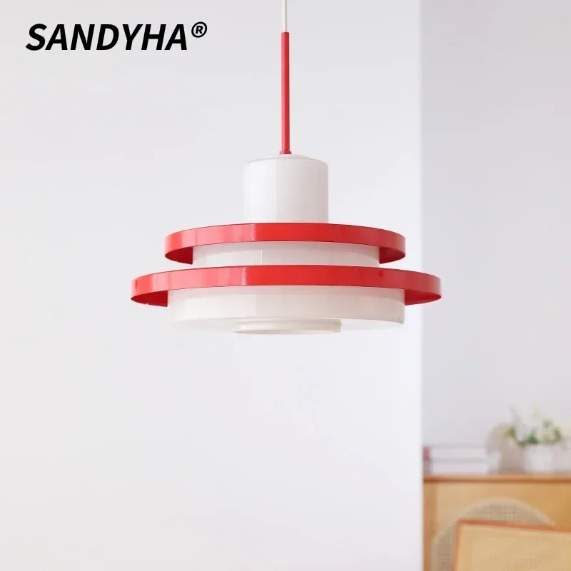 SANDYHA Double-layer Glass Chandelier Traditional Retro Industrial LED Lamp Canteen Modern Bar Parlor Decoration Pendant Light
SANDYHA Double-layer Glass Chandelier Traditional Retro Industrial LED Lamp Canteen Modern Bar Parlor Decoration Pendant Light