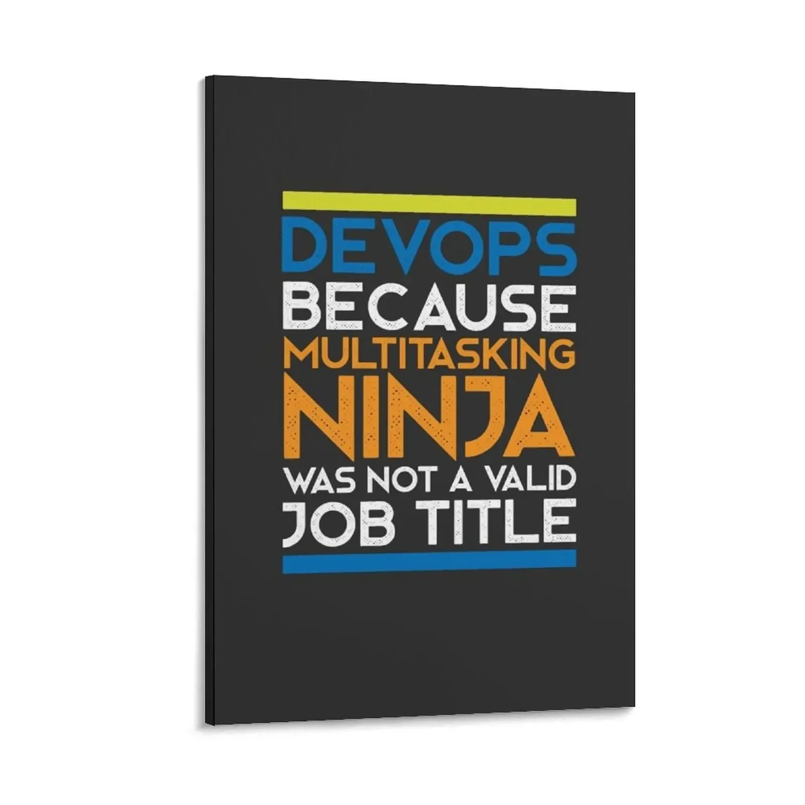 Devops Ninja White Canvas Painting paintings wall decor aesthetic room decoration Paintings
Devops Ninja White Canvas Painting paintings wall decor aesthetic room decoration Paintings