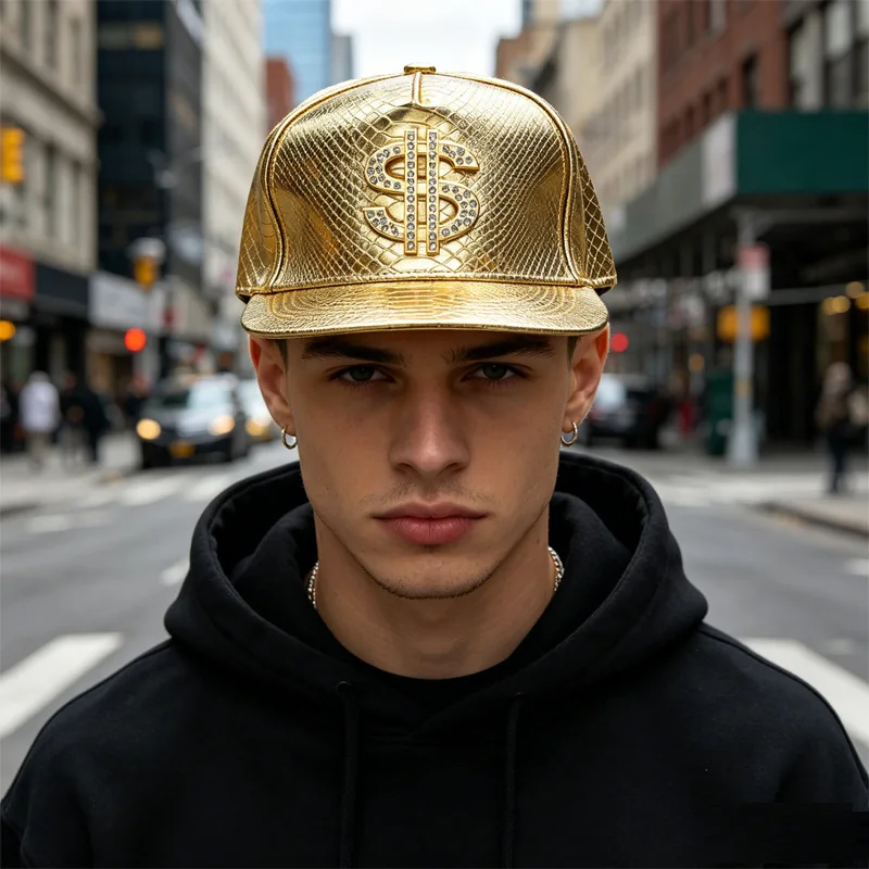Men's Hip Hop Snapback Cap SKULL Rivet Flat Hat Street Dance Trendy Unisex Baseball Cap for Men And Women
Men's Hip Hop Snapback Cap SKULL Rivet Flat Hat Street Dance Trendy Unisex Baseball Cap for Men And Women