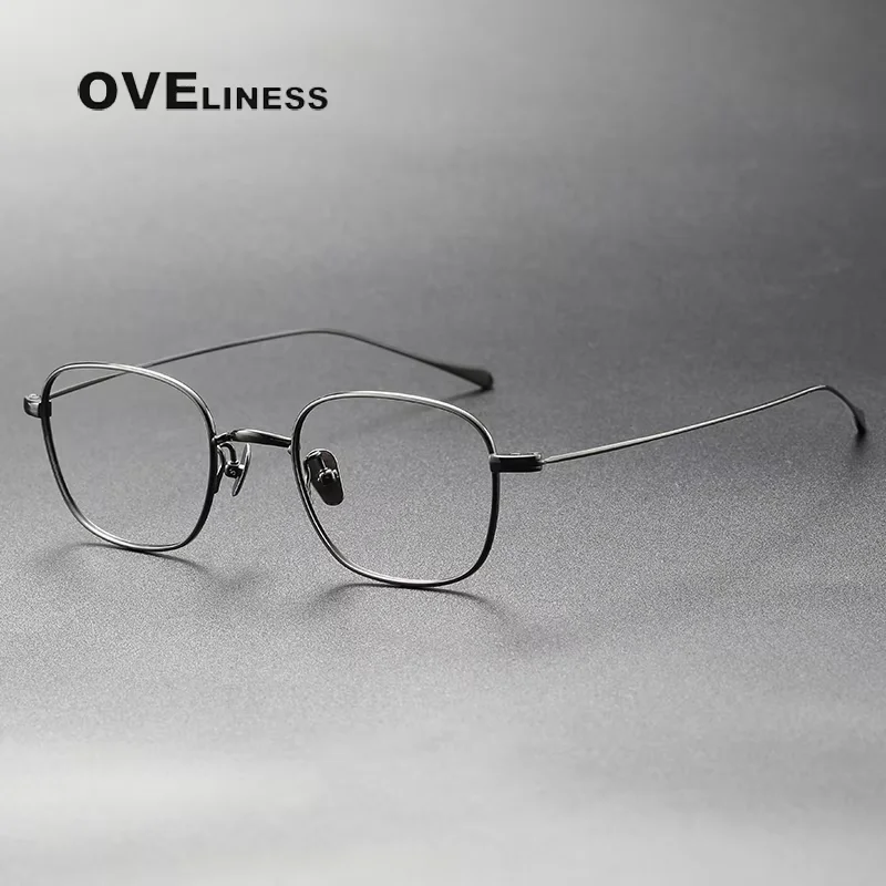 Pure Titanium Glasses Frame Men women Square male Eyeglasses Frames Full Eyewear spectacles
Pure Titanium Glasses Frame Men women Square male Eyeglasses Frames Full Eyewear spectacles