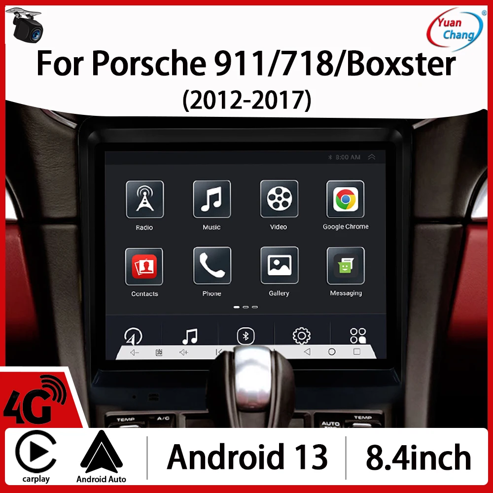 Для Porsche Boxster 718 911 Bluetooth WIFI 2012-2017 4G IPS FM GPS 8,4 дюйма Android 13 Автомобильное радио Беспроводной Carplay
Для Porsche Boxster 718 911 Bluetooth WIFI 2012-2017 4G IPS FM GPS 8,4 дюйма Android 13 Автомобильное радио Беспроводной Carplay