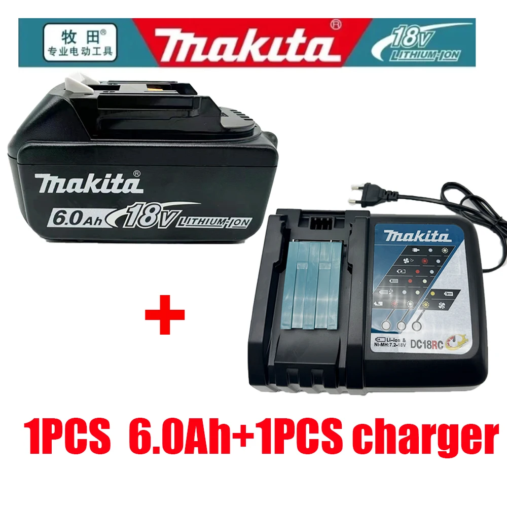 Аккумулятор Makita 18 В для электроинструментов DDF487 BL1880 BL1860B LXT400, 2026, с зарядным устройством, литий-ионный, перезаряжаемый
Аккумулятор Makita 18 В для электроинструментов DDF487 BL1880 BL1860B LXT400, 2026, с зарядным устройством, литий-ионный, перезаряжаемый