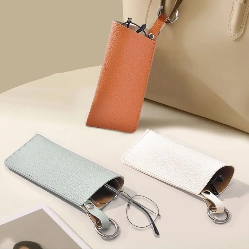 Sunglasses Pouch Pu Leather Glasses Bag Eyewear Protector Case With Keyring Glasses Storage Bag Glasses Clip Korean Style
Sunglasses Pouch Pu Leather Glasses Bag Eyewear Protector Case With Keyring Glasses Storage Bag Glasses Clip Korean Style