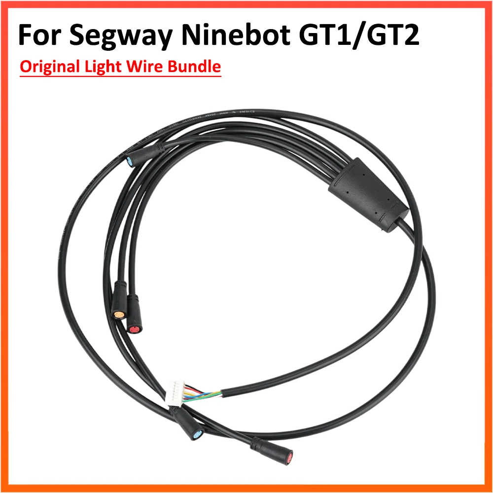 Original Light Wire Bundle for Segway Ninebot GT1 GT2 Kickscooter LED Light Shows Cable 1 Drag 5 Accessories Parts
Original Light Wire Bundle for Segway Ninebot GT1 GT2 Kickscooter LED Light Shows Cable 1 Drag 5 Accessories Parts