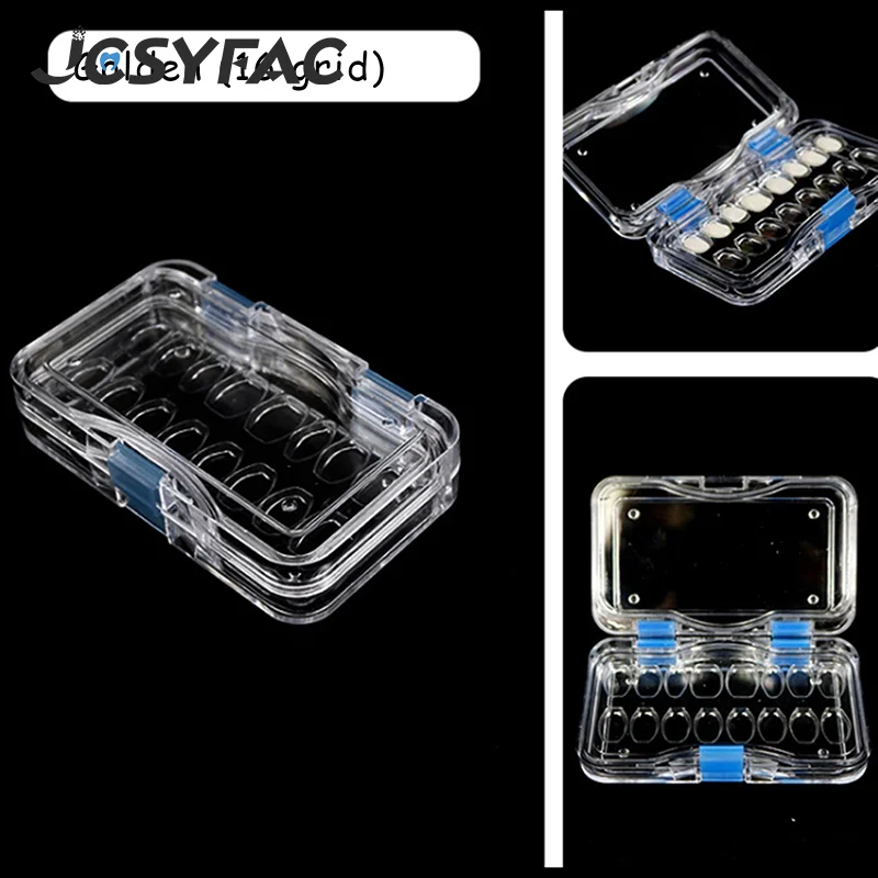 1PCS 6/16 grid Membrane Plastic Denture Tooth Box Transparent Tooth Box Plastic Denture Teeth Box To Storage Crown And Bridges
1PCS 6/16 grid Membrane Plastic Denture Tooth Box Transparent Tooth Box Plastic Denture Teeth Box To Storage Crown And Bridges